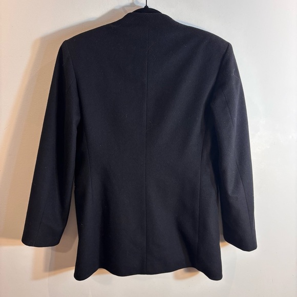 CINZIA ROCCA Sz 6 Blazer Double Breasted Wool Cashmere Shoulder Pads Lined - Picture 5 of 8